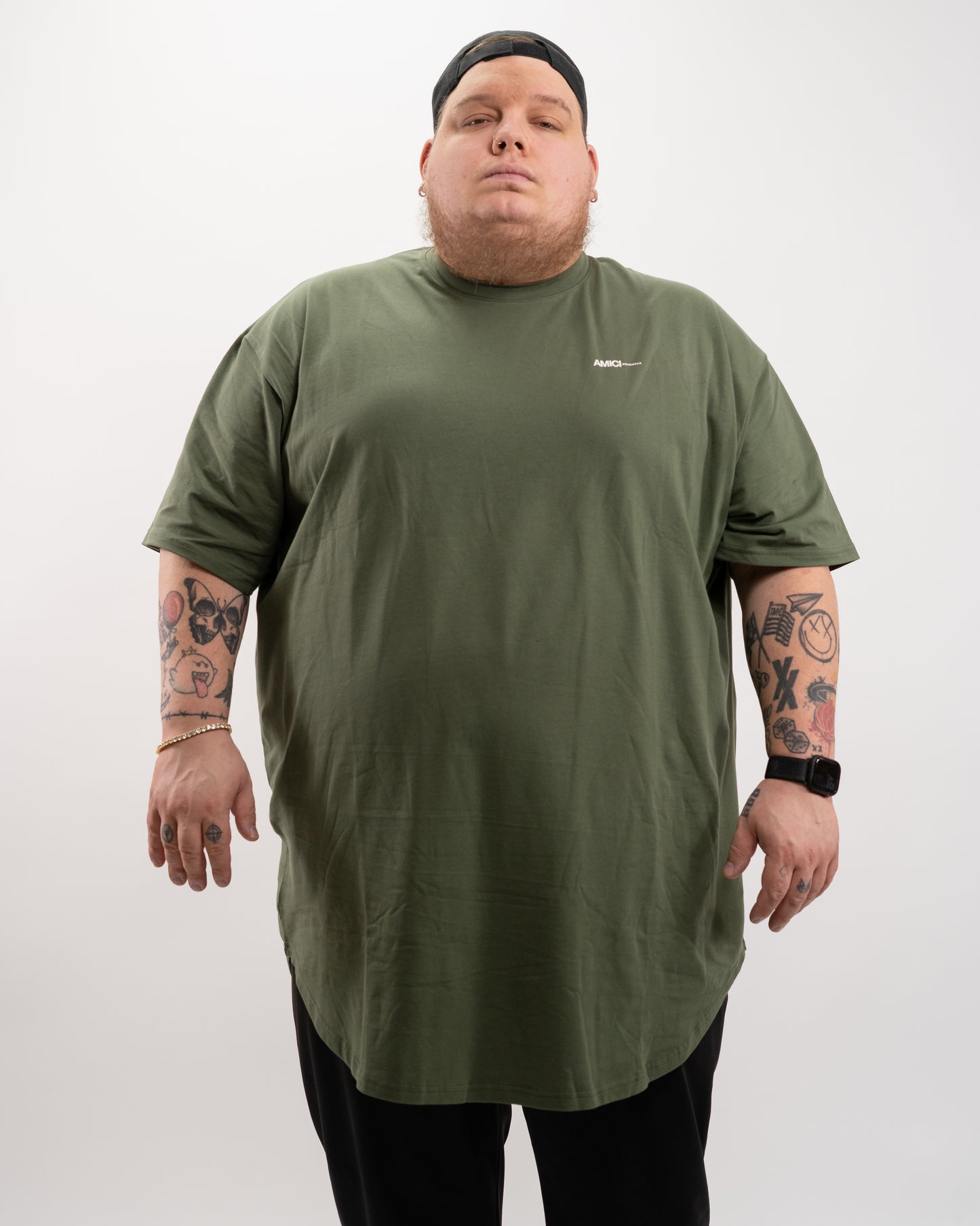 Olive Freshman Scoop Tee