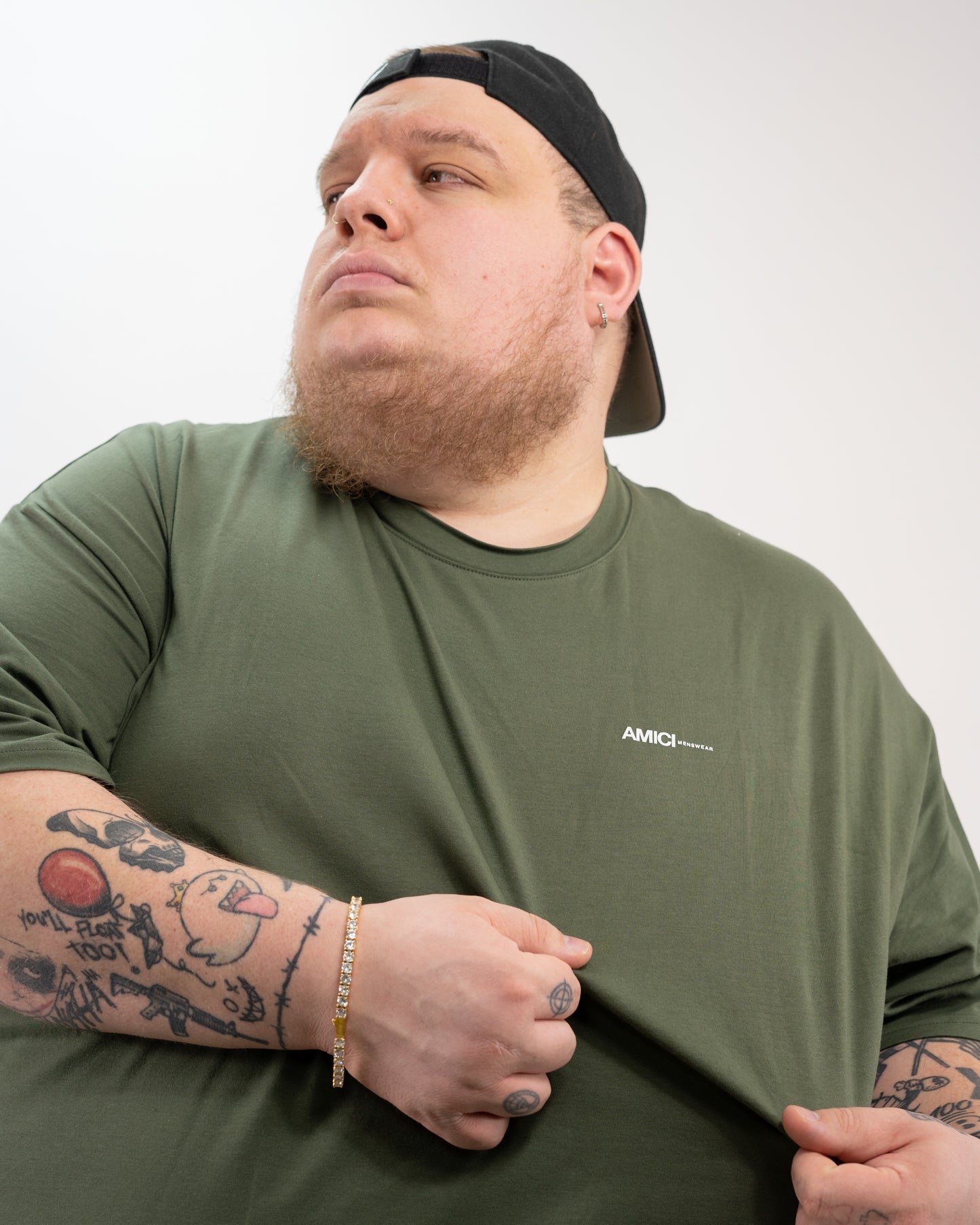 Olive Freshman Scoop Tee