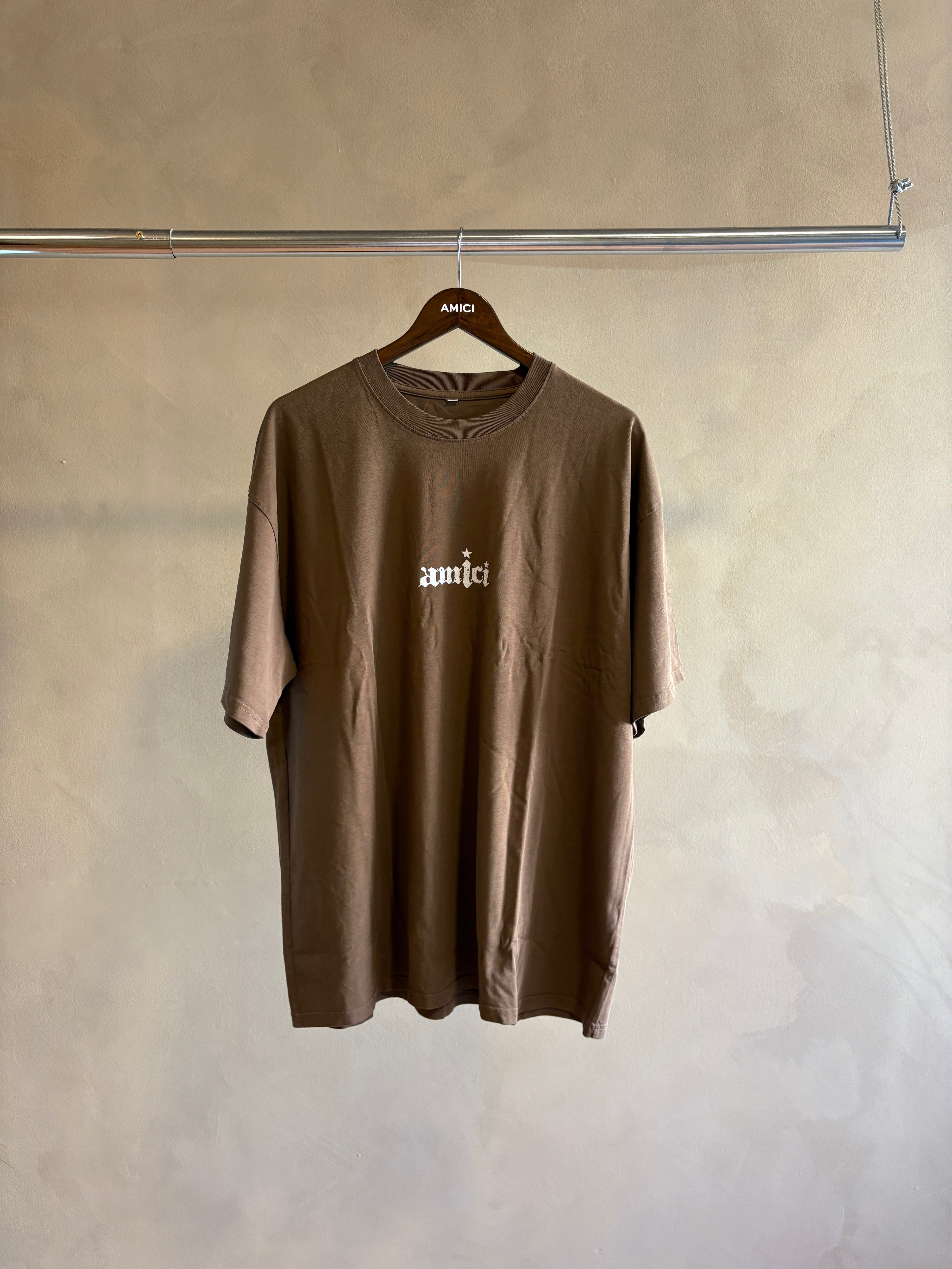BROWN TEE